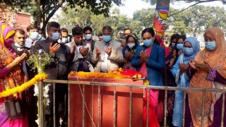 পলাশে ময়লার ভাগাড়কে পার্কে রূপান্তর